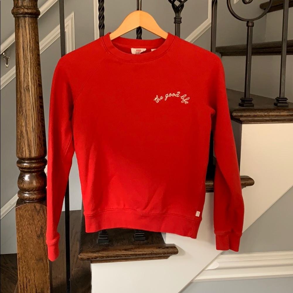 Levi’s Good Life Sweatshirt, red, xs